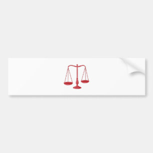 Adesivo Para Carro Escalas de justiça