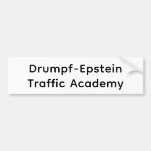 Adesivo Para Carro Escola de Trânsito Drumpf-Epstein Hankamer Artjunk