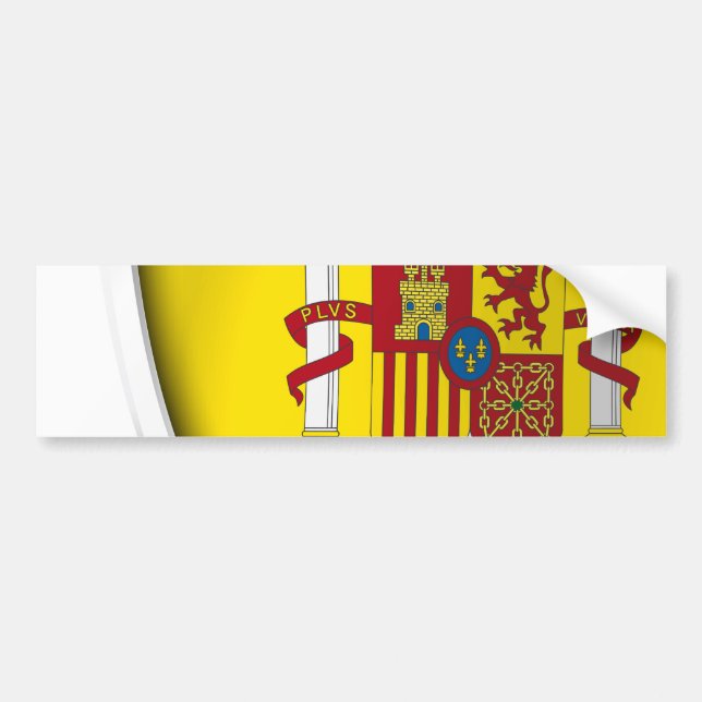 Adesivo Para Carro Escudo da Espanha (Frente)