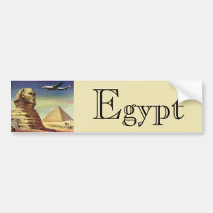Adesivo Para Carro Esfinge do Excelente Vintage de Giza, Pirâmides do