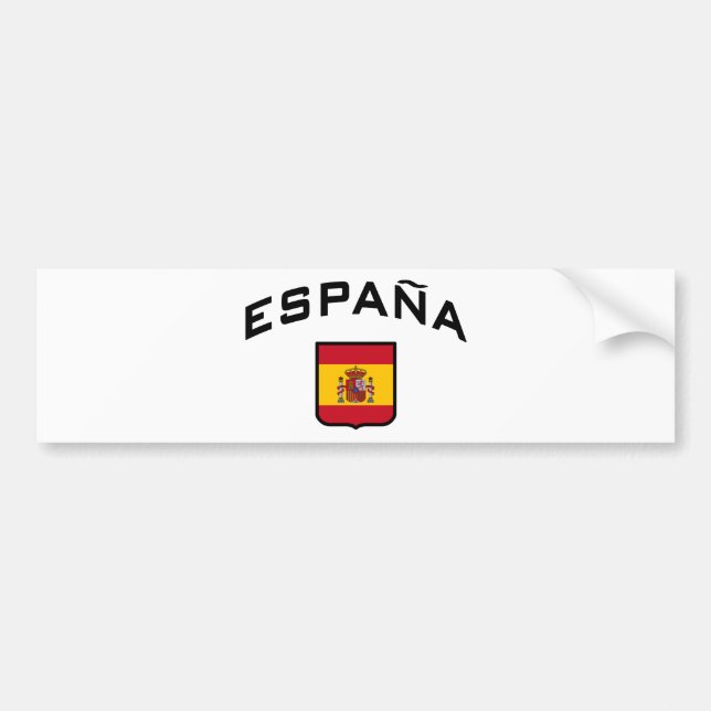 Adesivo Para Carro Espanha (Frente)
