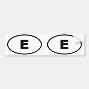 Adesivo Para Carro Espanha Espana (oval europeu de E. -