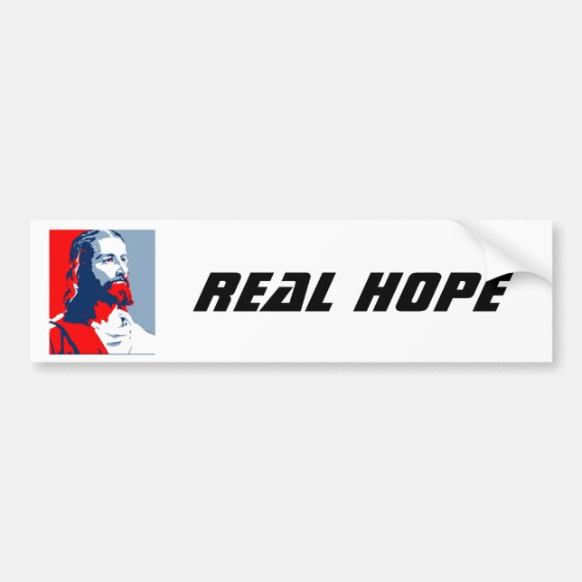 Adesivo Para Carro Esperança real de Jesus (Frente)