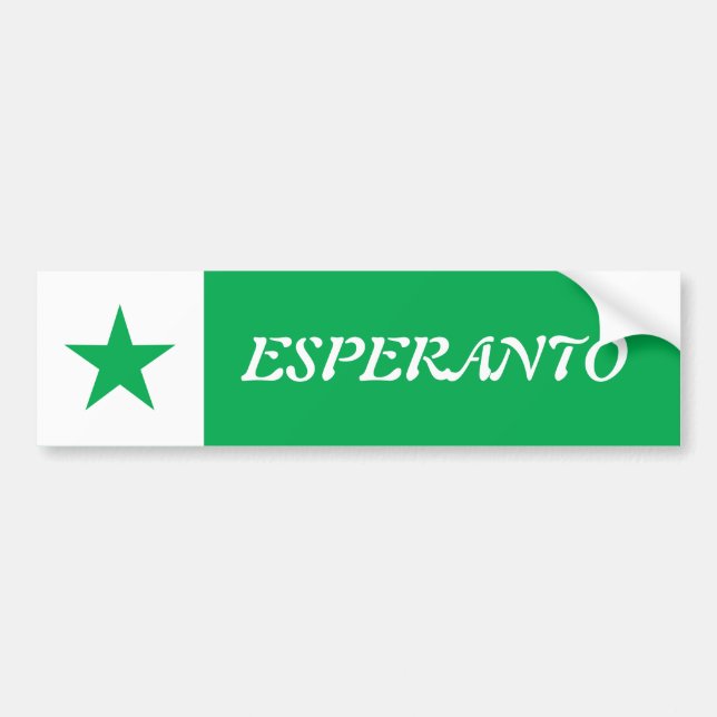 Adesivo Para Carro Esperanto, (Frente)