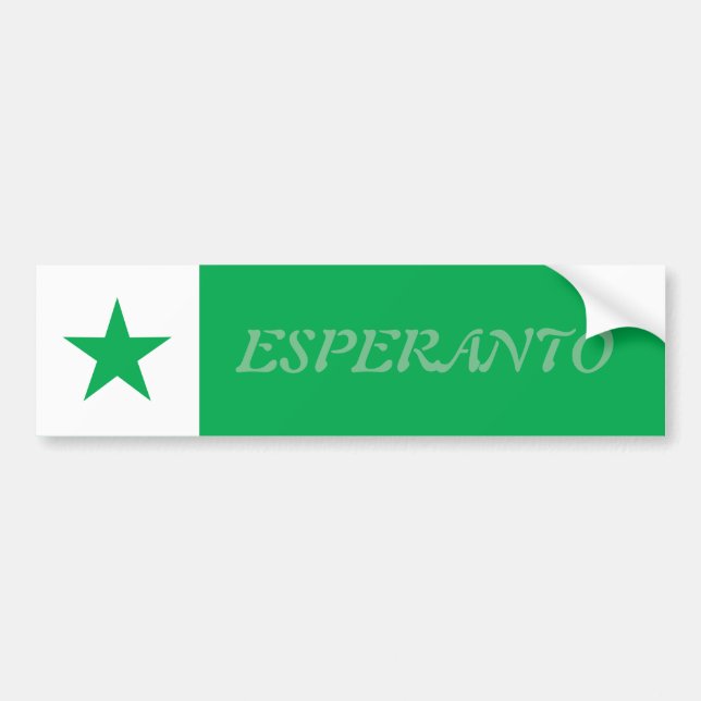 Adesivo Para Carro esperanto (Frente)