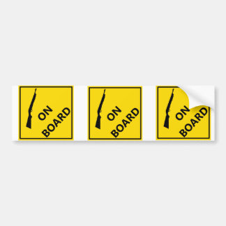 Adesivo Para Carro Espingarda a bordo