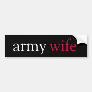 Adesivo Para Carro esposa do exército