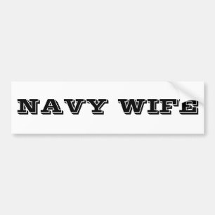 Adesivo Para Carro Esposa do Marinho do Bumper Sticker