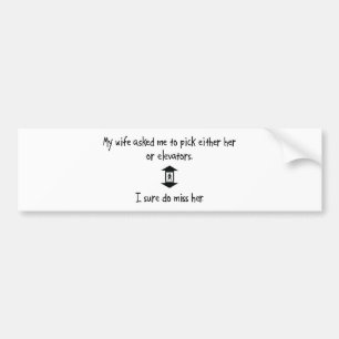 Adesivo Para Carro Esposa ou elevadores da picareta