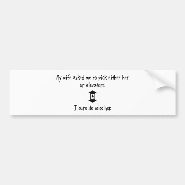 Adesivo Para Carro Esposa ou elevadores da picareta (Frente)