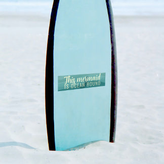 Adesivo Para Carro Esta Sereia é a Vinheta Personalizada de Bumper