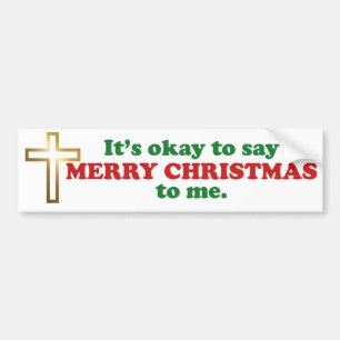 Adesivo Para Carro Está Tudo Bem Dizer Feliz Natal Para Mim