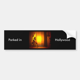 Adesivo Para Carro Estacionado em Hollywood Bumpersticker