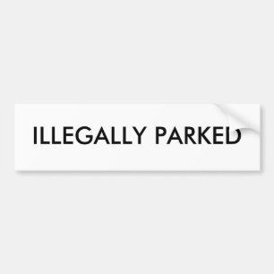 ADESIVO PARA CARRO ESTACIONADO ILEGAL