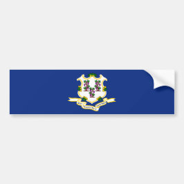 Adesivo Para Carro Estado de bandeira do Connecticut