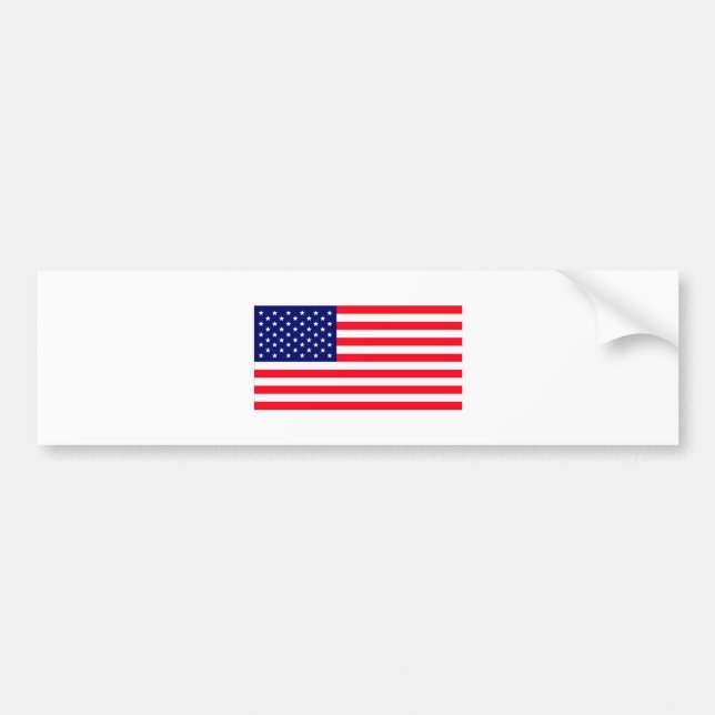 Adesivo Para Carro Estados Unidos Bandeira do MUSEUM Zazzle (Frente)