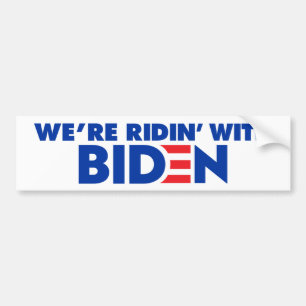 Adesivo Para Carro Estamos caminhando com Biden 2024