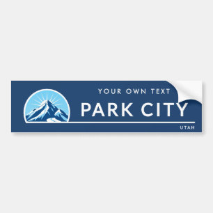 Adesivo Para Carro Estância de esqui da montanha Park City Utah