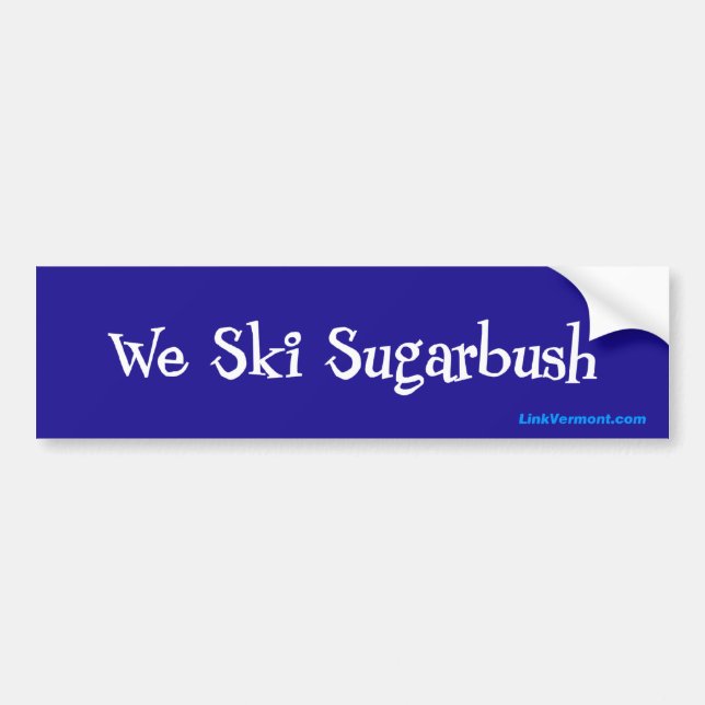 Adesivo Para Carro Estância de esqui de Sugarbush (Frente)