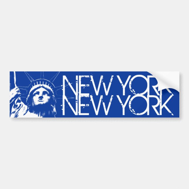 Adesivo Para Carro Estátua de Bumper Nova York dos Sticker da Liberda (Frente)