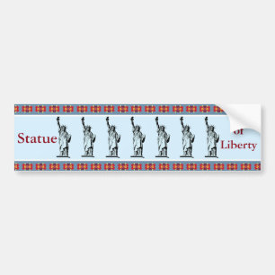 Adesivo Para Carro Estátua do Bumpersticker da Liberdade