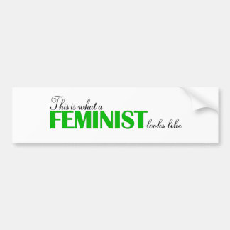 Adesivo Para Carro Este é o que uma feminista olha como