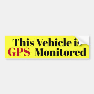 Adesivo Para Carro Este veículo é etiqueta monitorada GPS