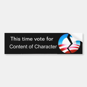 Adesivo Para Carro Este voto do tempo para o índice do caráter