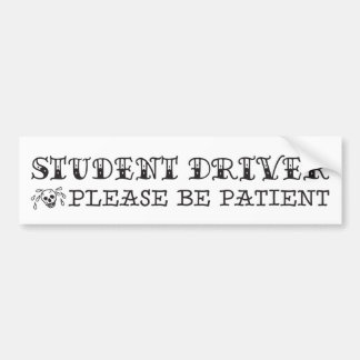 Adesivo Para Carro Estilo de Tatuagem do Driver Estudante