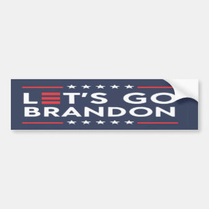 Adesivo Para Carro Estilo do Slogan da Campanha do vamos GO BRANDON