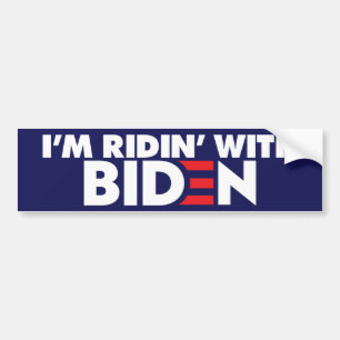 Adesivo Para Carro Estou a caminhar com o Biden 2024