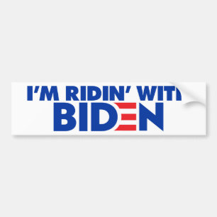 Adesivo Para Carro Estou a caminhar com o Biden 2024
