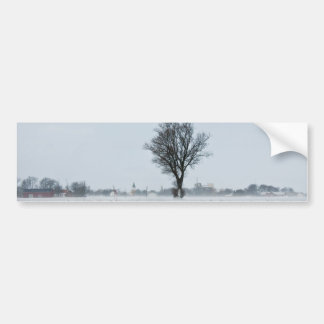 Adesivo Para Carro Estrada de inverno rural