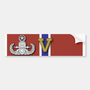 Adesivo Para Carro Estrela de bronze mestra "V " do EOD
