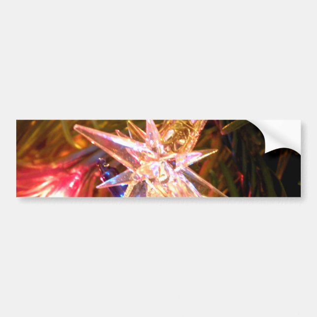 Adesivo Para Carro Estrela do Natal (Frente)