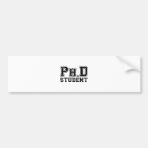 Adesivo Para Carro Estudante do Ph.D