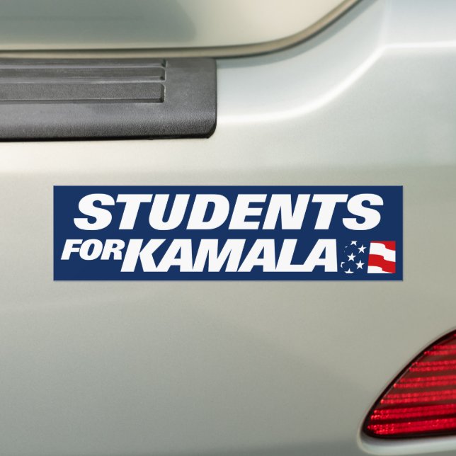 Adesivo Para Carro Estudantes para Kamala Harris 2024 (No carro)