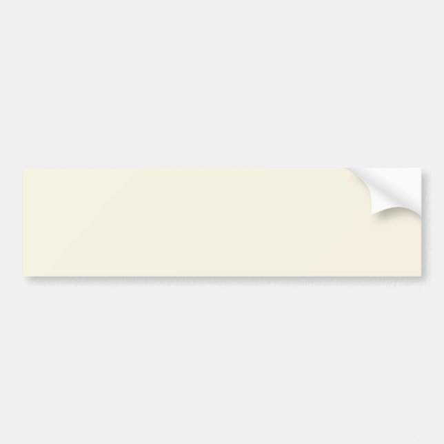 Adesivo Para Carro Eterno - Creme White Bumper Sticker (Frente)