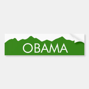 Adesivo Para Carro Etiqueta das montanhas de Colorado Obama