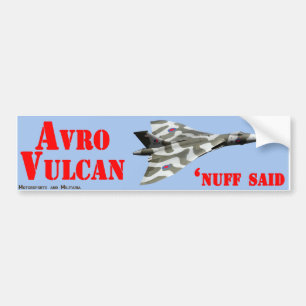 Adesivo Para Carro Etiqueta de Avro Vulcan