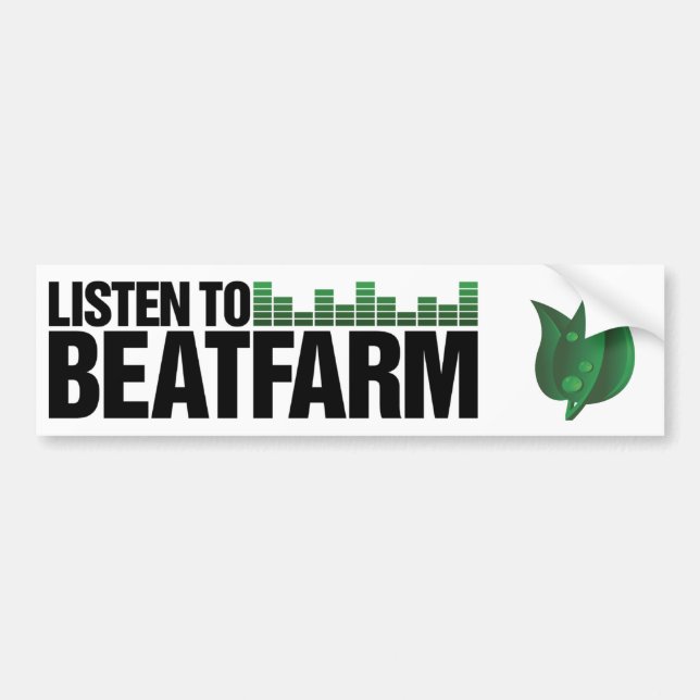 Adesivo Para Carro Etiqueta de Beatfarm (Frente)
