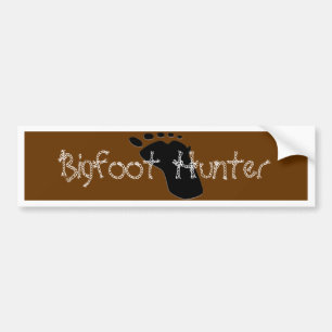 Adesivo Para Carro Etiqueta de Bumpter do caçador de Bigfoot