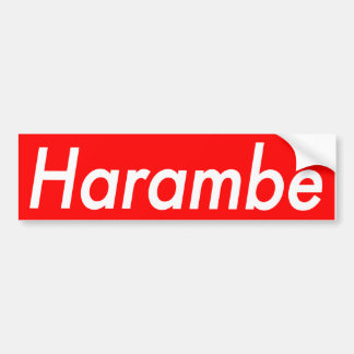 Adesivo Para Carro Etiqueta de Harambe