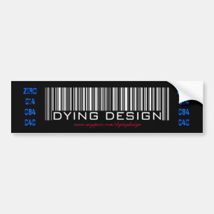 Adesivo Para Carro Etiqueta de morte do design com números