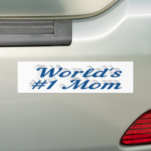 Adesivo Para Carro Etiqueta de protetor de texto azul-marinho da mãe