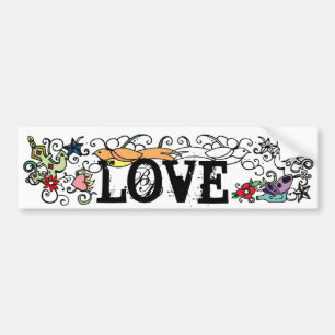 Adesivo Para Carro Etiqueta do AMOR