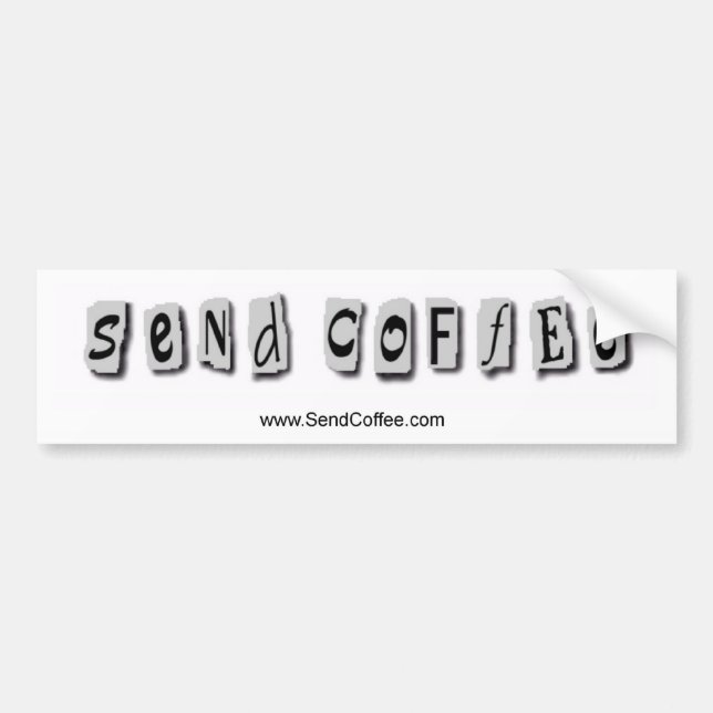 Adesivo Para Carro Etiqueta do café (Frente)