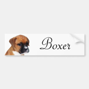 Adesivo Para Carro Etiqueta do filhote de cachorro do pugilista