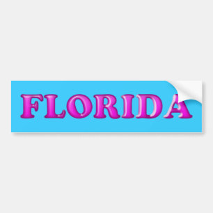 Adesivo Para Carro Etiqueta do Florida-Pára-choque