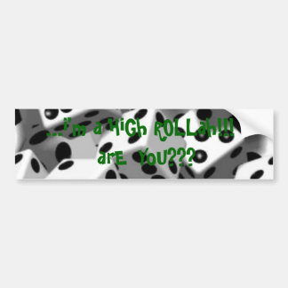 Adesivo Para Carro etiqueta do high_rollah_Bumper